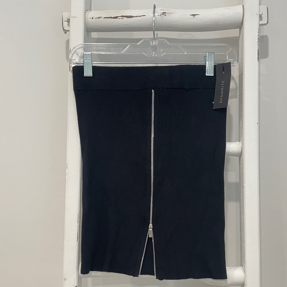 Dynamite Zipper Body Con Skirt / New with Tags